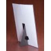 8.5 x 11 Sign Holder with Easel for Tabletops, Clear Plastic Sleeve 119058